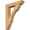 Ekena Millwork Olympic Slat Smooth Bracket w/ Offset Brace, Western Red Cedar, 7 1/2"W x 36"D x 44"H BKT0806X36X44OLY06SWR - alternate 1